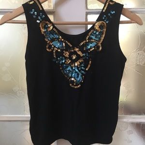 Handmade Sequin Crop Top